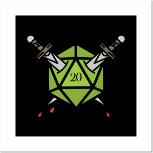 D20 Dice of the Rogue Posters and Art